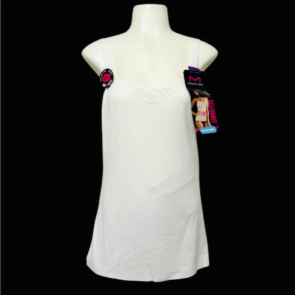Maidenform Cover Your Bases Camisole Shapewear Top Cool Comfort White Size 2XL